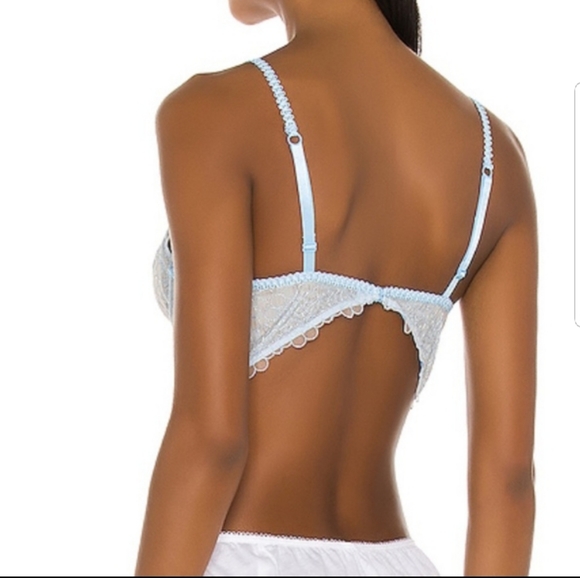 🇺🇲Free People | Blue Lucia Underwire Bra | 32B New with Tag - Picture 3 of 6